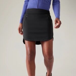Athleta Fairway Black Golf Skort 18”